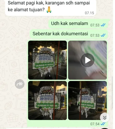 Pengiriman Papan Bunga Selamat Paninggilan Utara