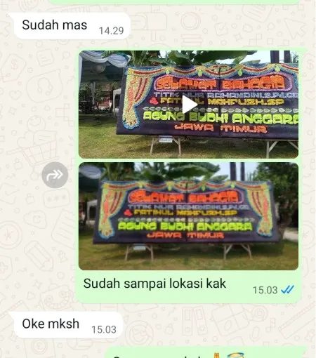 Pengiriman Papan Bunga Paninggilan Utara