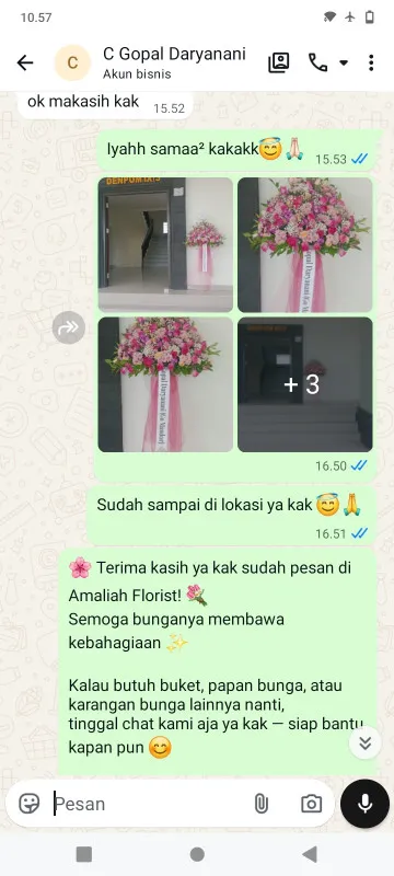 Pengiriman Karangan Bunga Paninggilan Utara