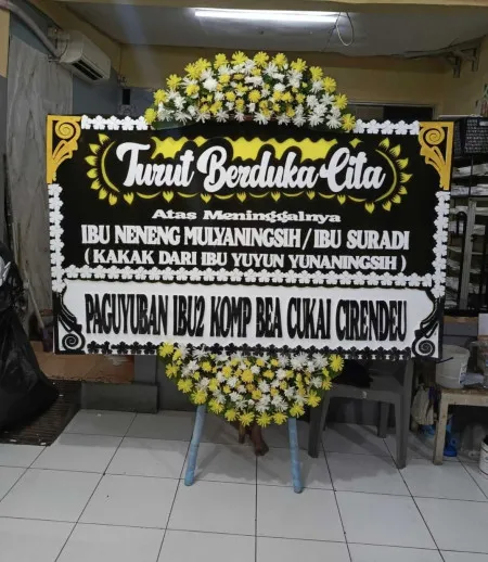 Papan Bunga Duka Paninggilan Utara