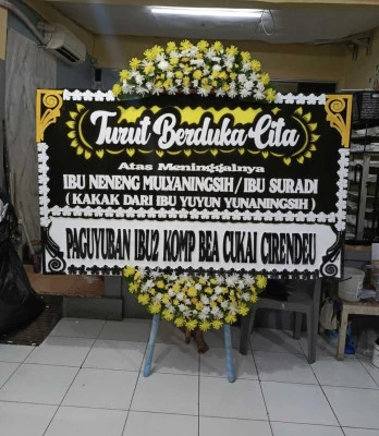 Papan Bunga di Paninggilan Utara
